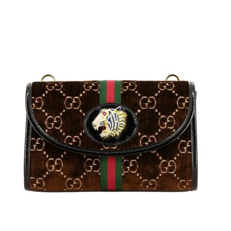 borse tracolla gucci|borsa Gucci velluto marrone.